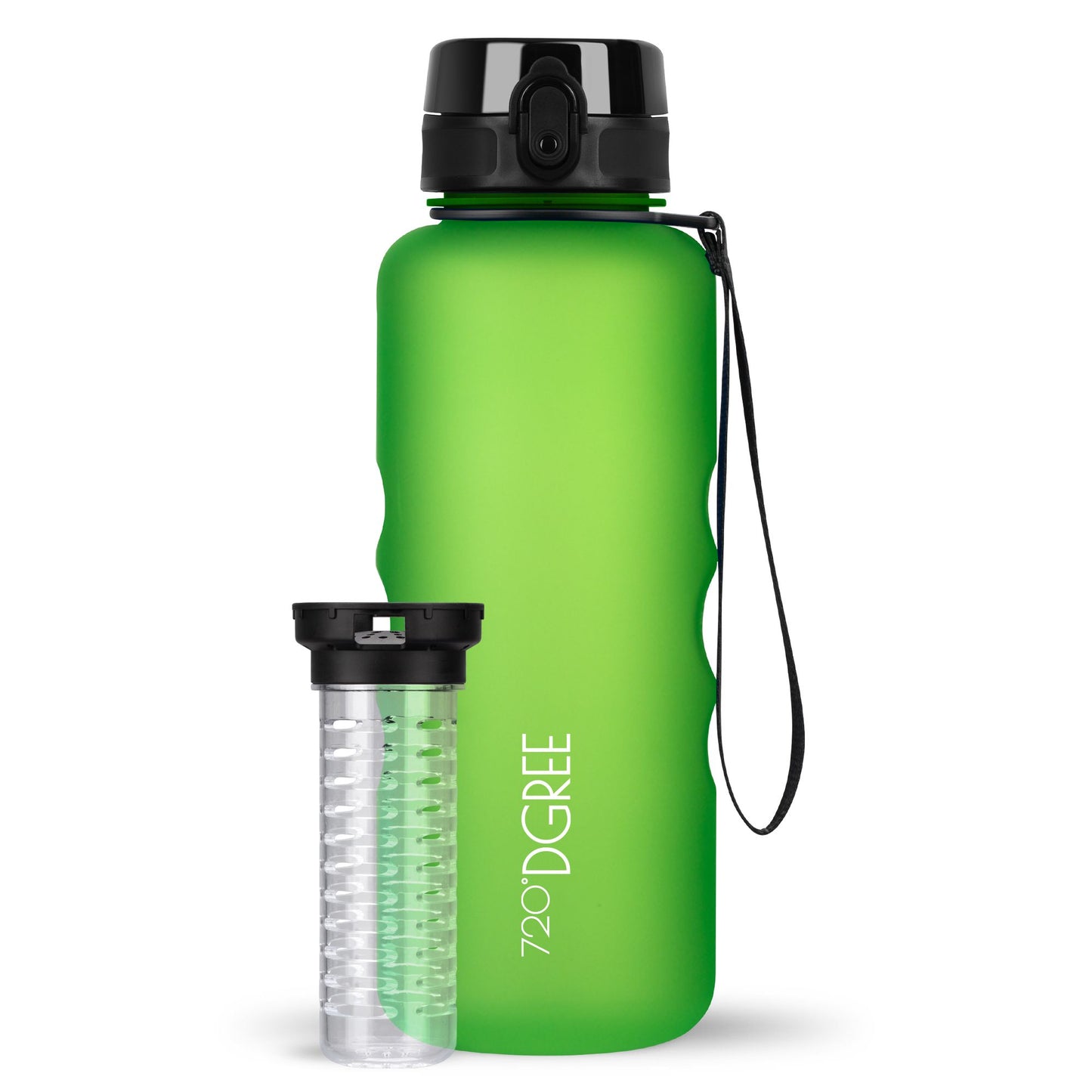 Trinkflasche 720DGREE uberBottle softTouch mit Früchtebehälter 1500ml