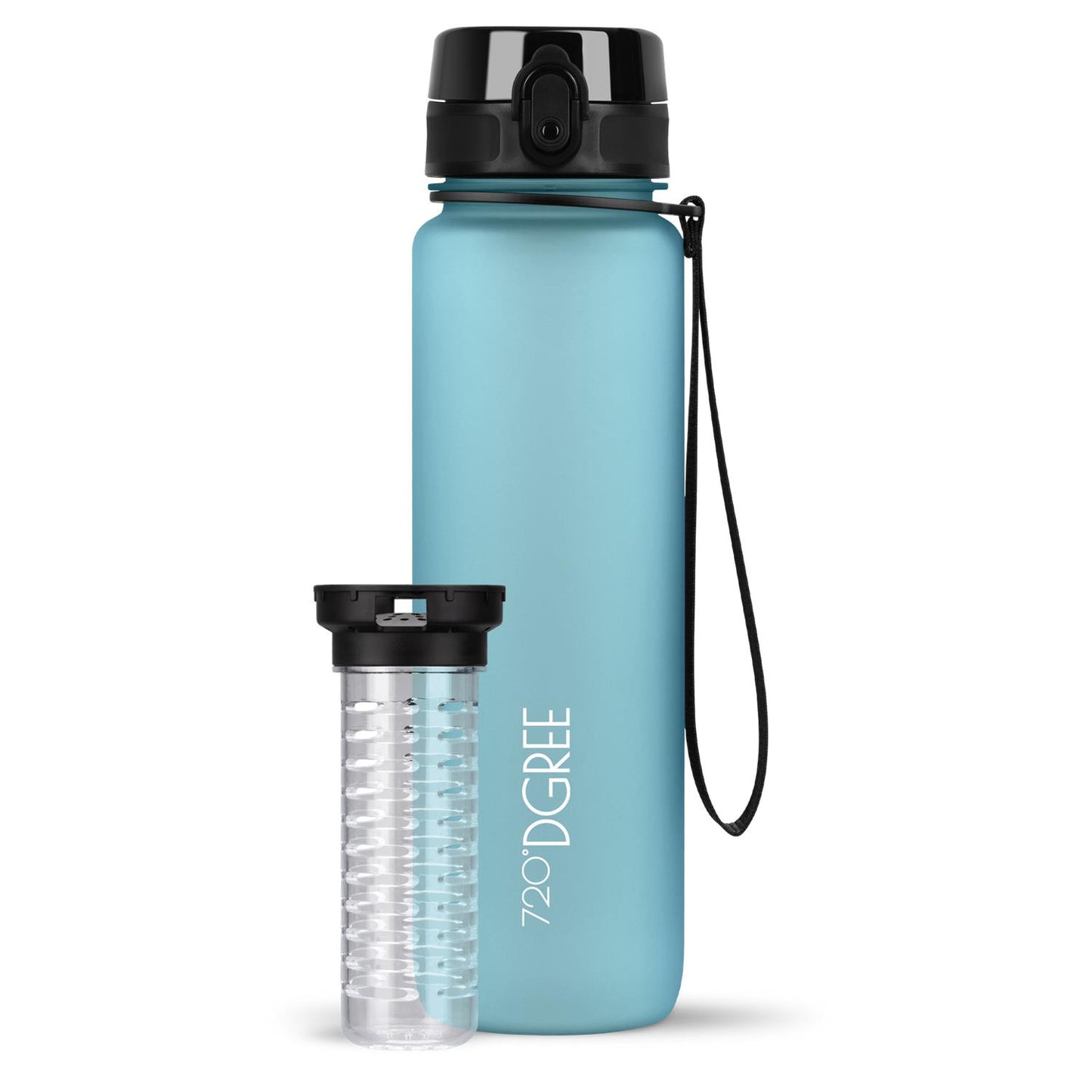 Trinkflasche 720DGREE uberBottle softTouch mit Früchtebehälter 1000ml