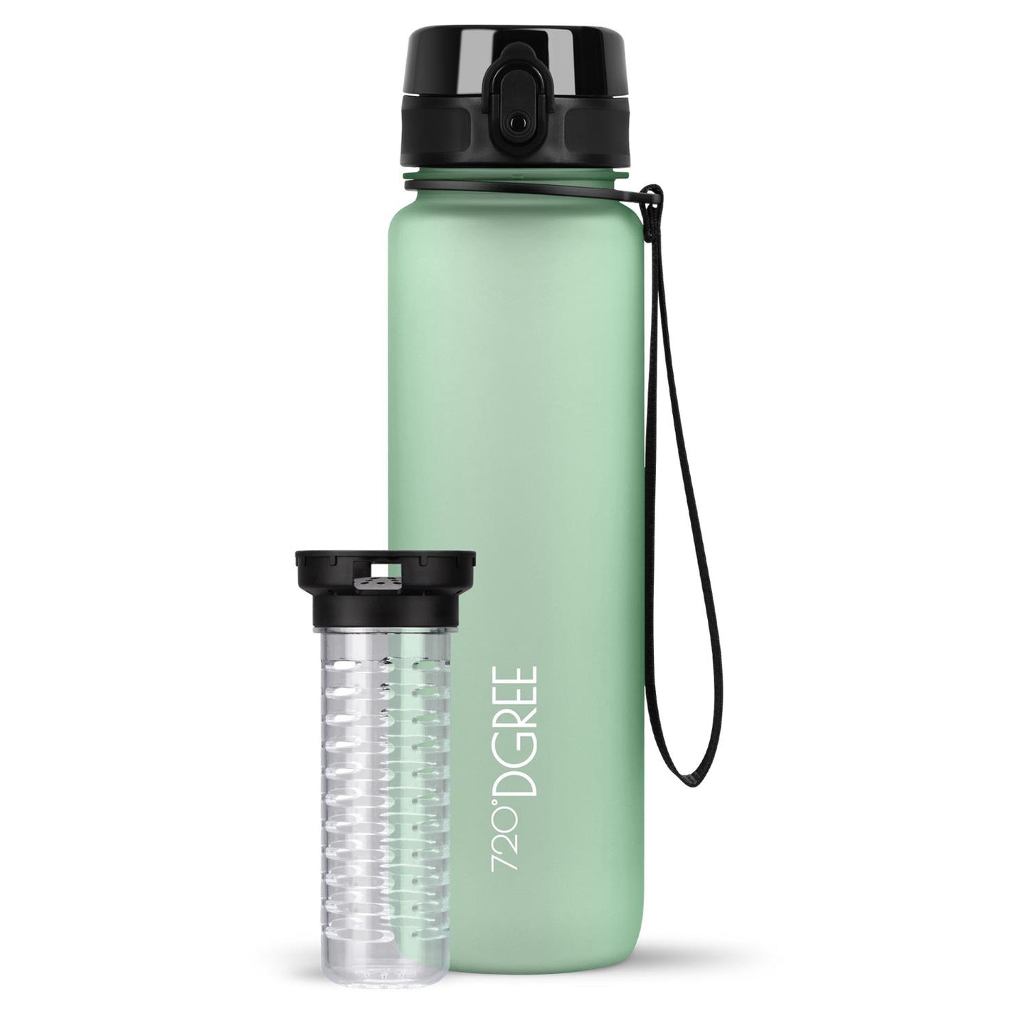 Trinkflasche 720DGREE uberBottle softTouch mit Früchtebehälter 1000ml