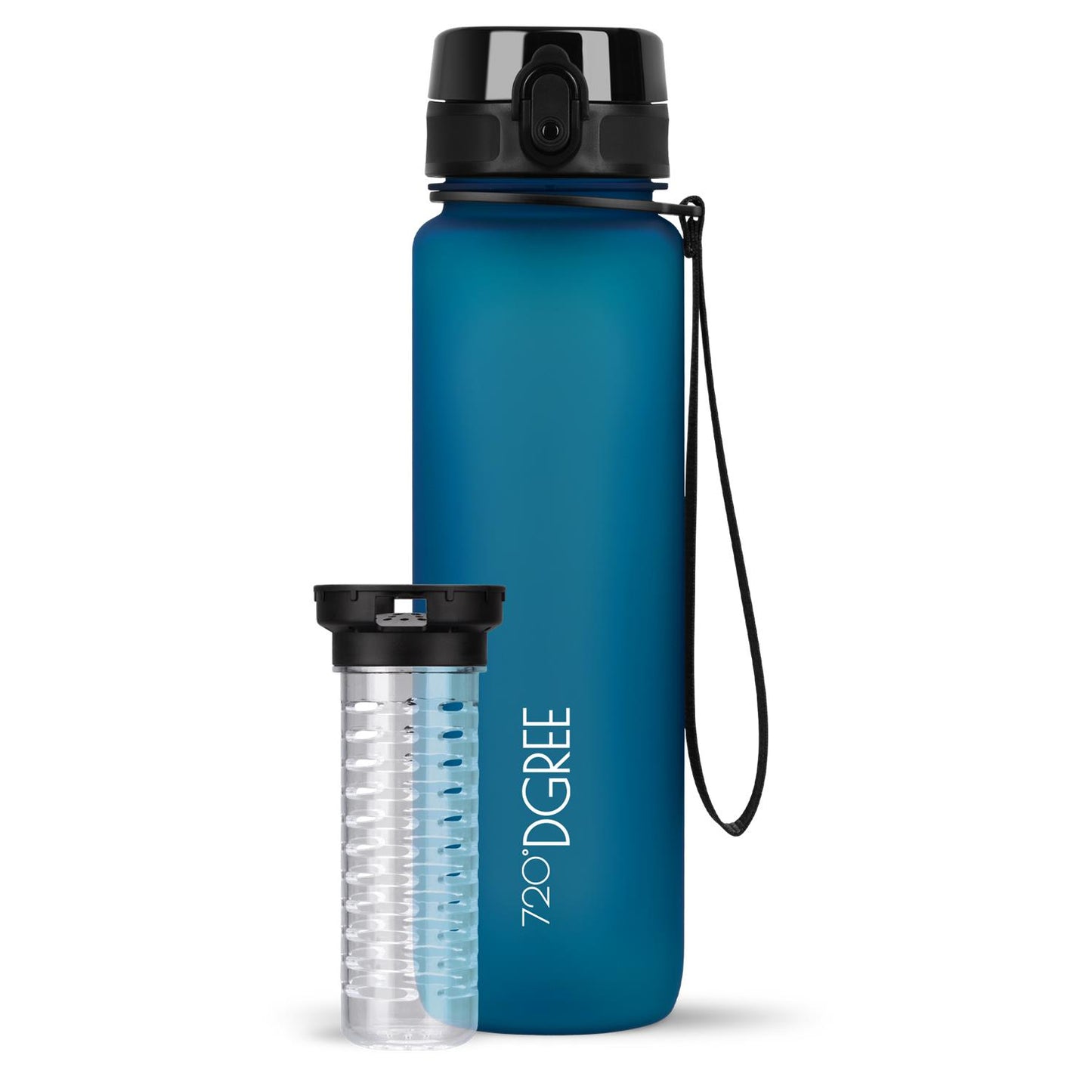 Trinkflasche 720DGREE uberBottle softTouch mit Früchtebehälter 1000ml