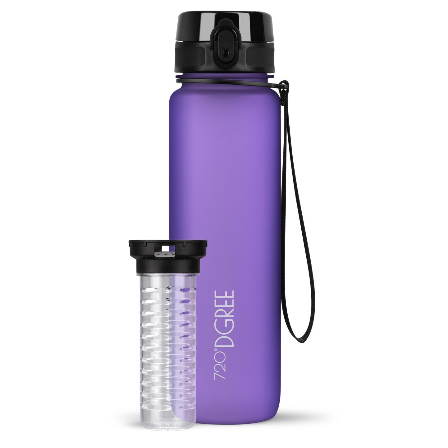 Trinkflasche 720DGREE uberBottle softTouch mit Früchtebehälter 1000ml