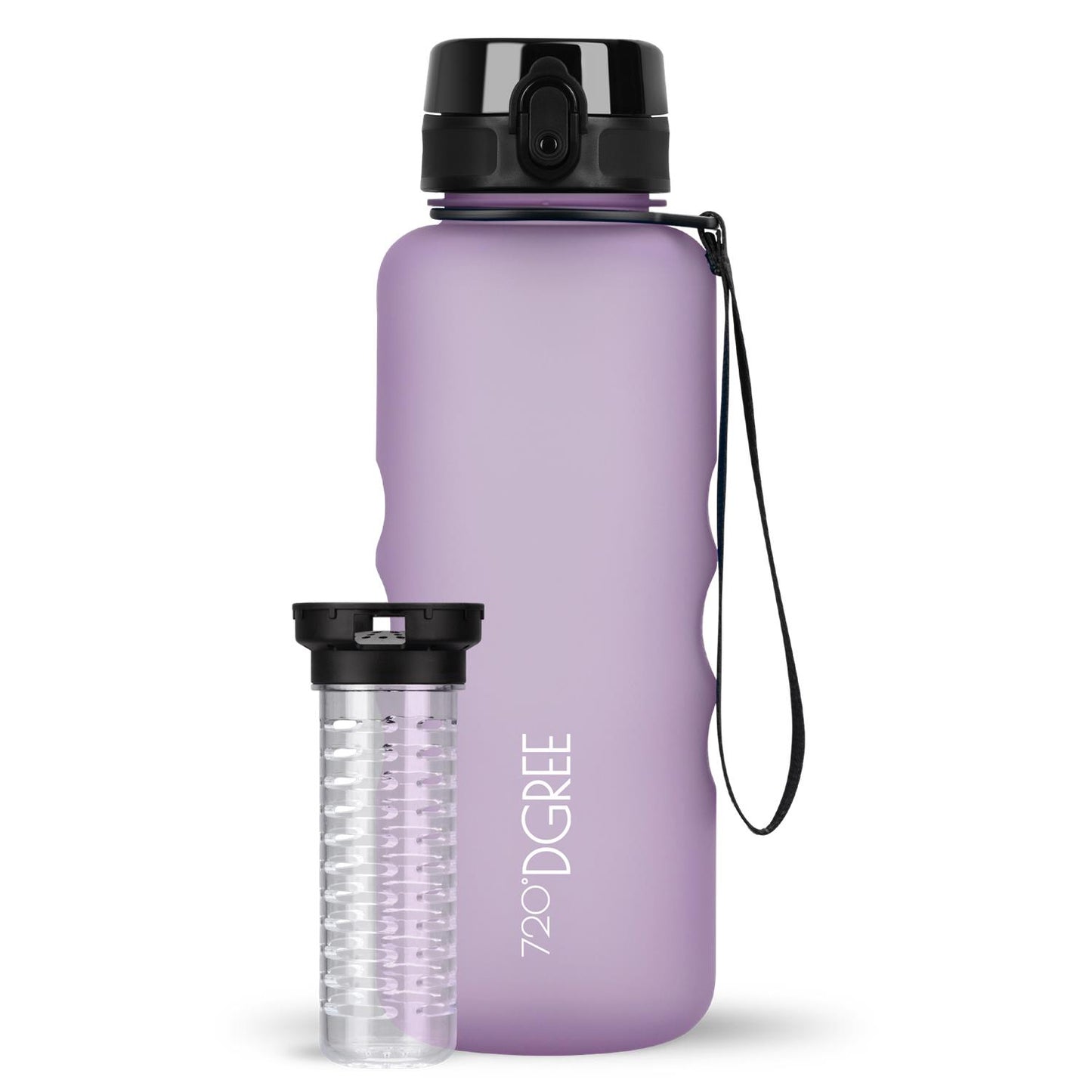 Trinkflasche 720DGREE uberBottle softTouch mit Früchtebehälter 1500ml