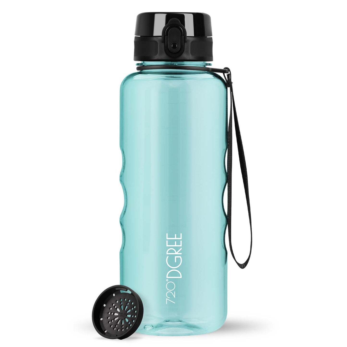 Trinkflasche 720DGREE uberBottle Trinkflasche 1500ml crystalClear Sieb