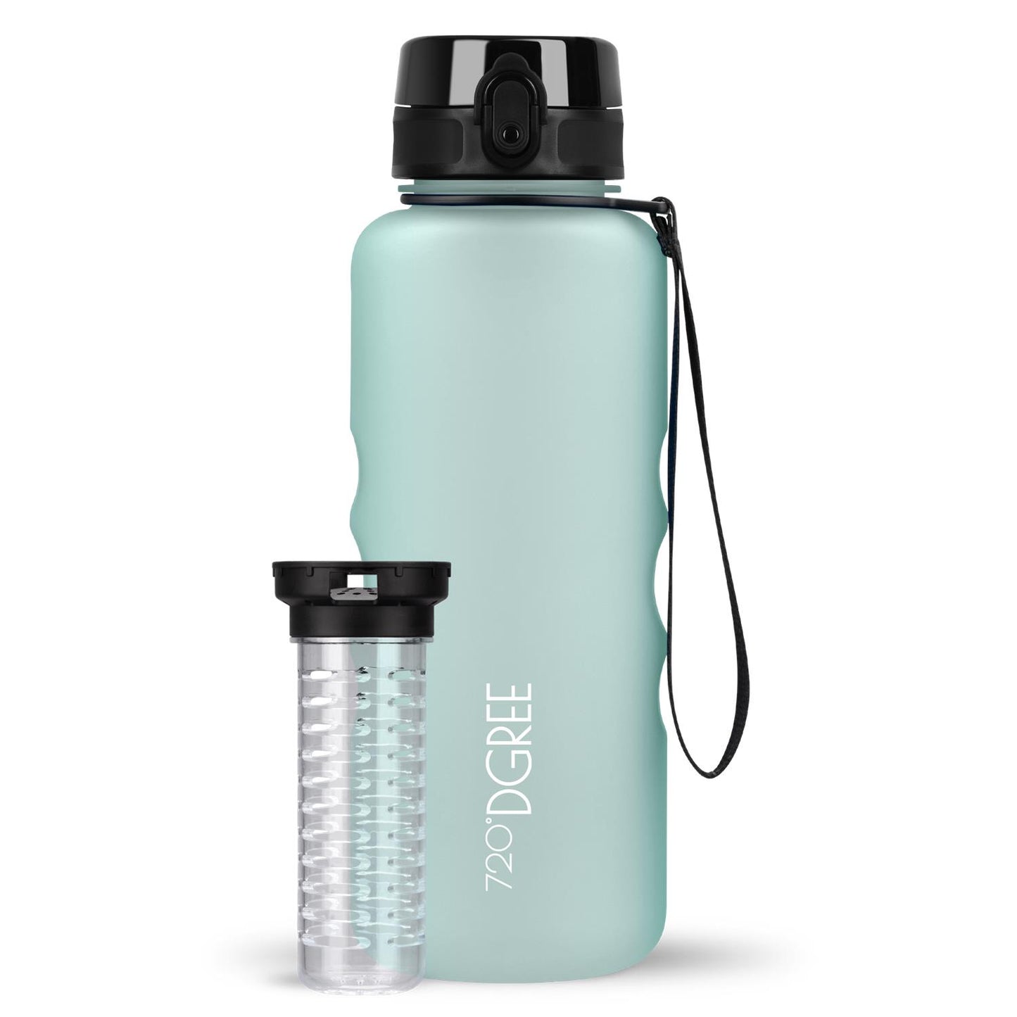 Trinkflasche 720DGREE uberBottle softTouch mit Früchtebehälter 1500ml