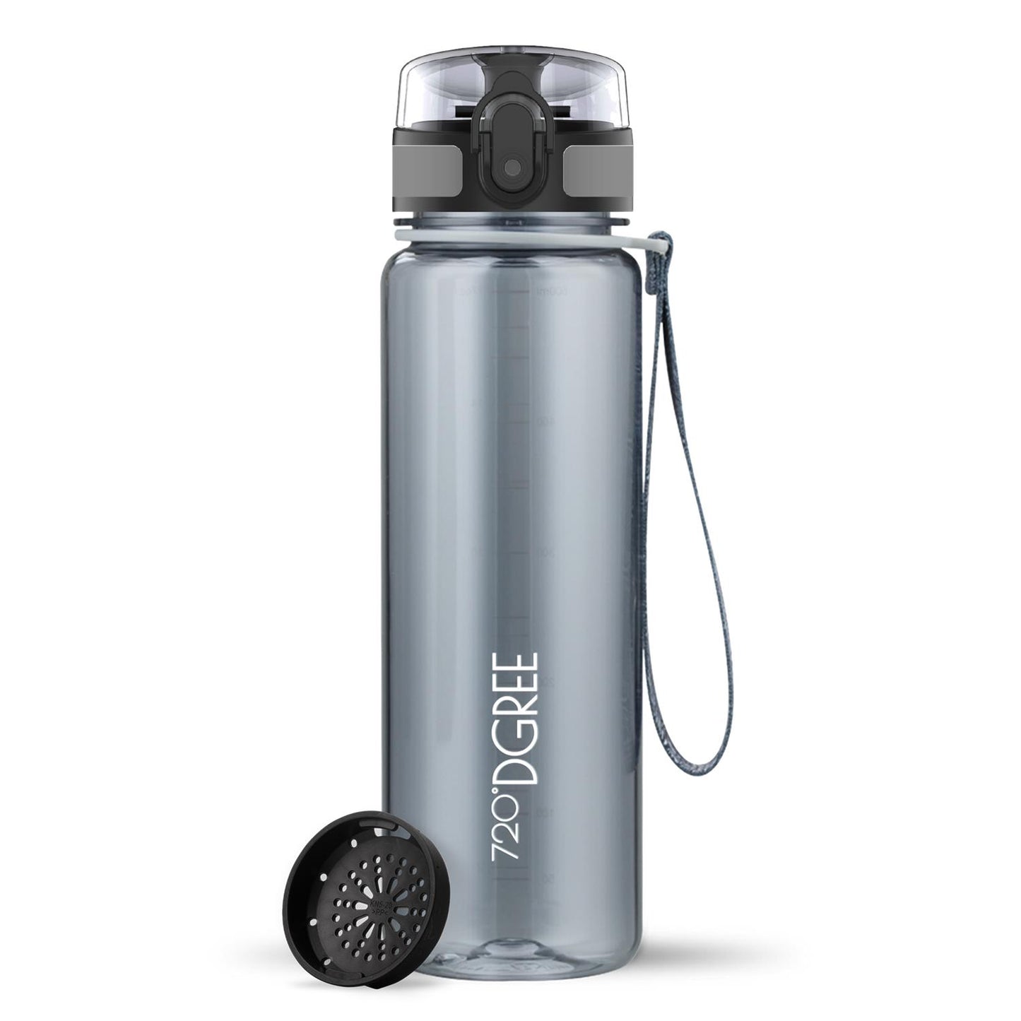 Trinkflasche 720DGREE uberBottle Trinkflasche 500ml crystalClear Sieb