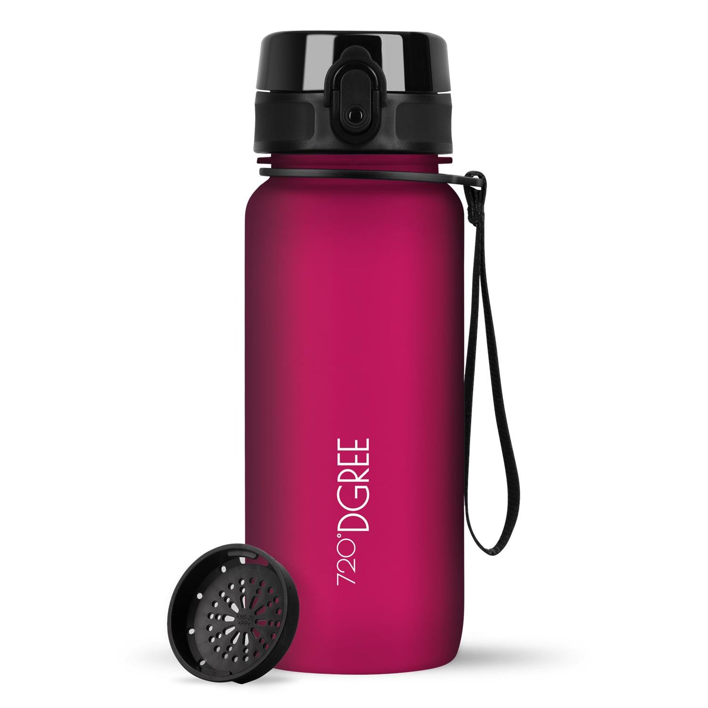 Trinkflasche 720DGREE uberBottle softtouch mit Sieb 650ml