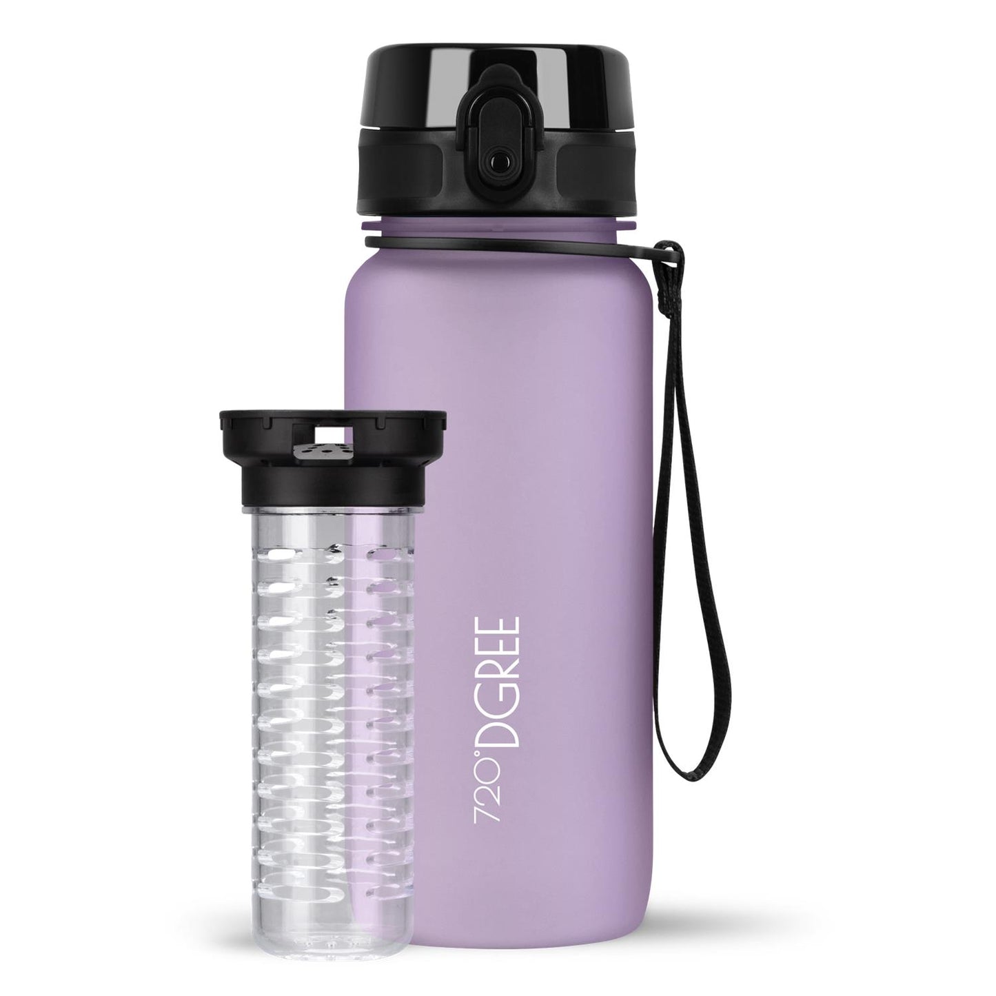 Trinkflasche 720DGREE uberBottle softTouch mit Früchtebehälter 650ml