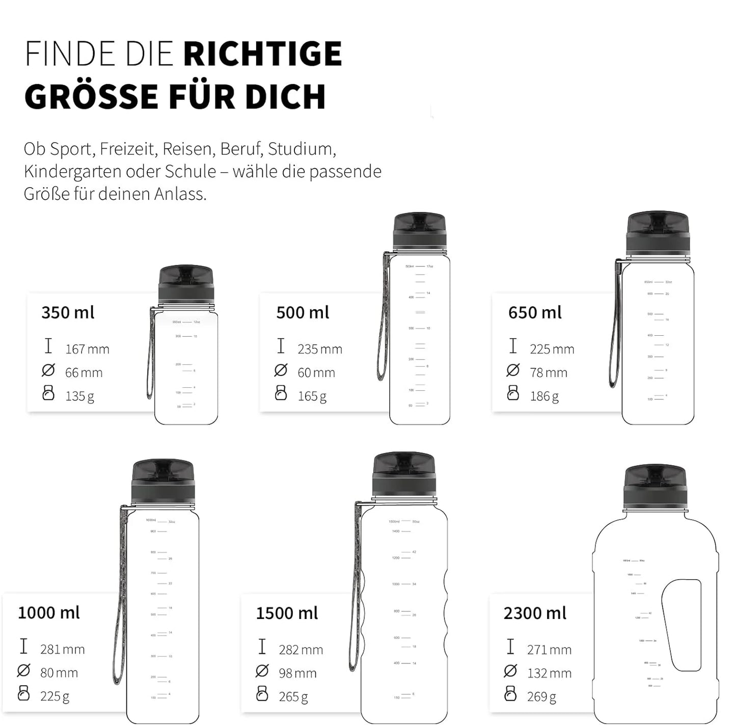 Trinkflasche 720DGREE uberBottle softTouch Multicolour-1000ml