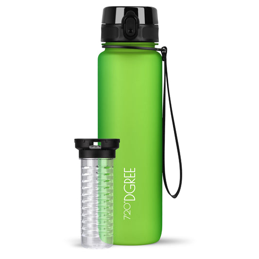 Trinkflasche 720DGREE uberBottle softTouch mit Früchtebehälter 1000ml