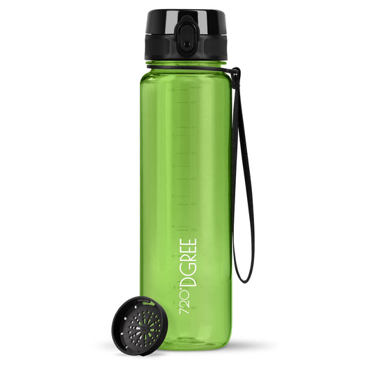 Trinkflasche 720DGREE uberBottle Trinkflasche 1000ml crystalClear Sieb