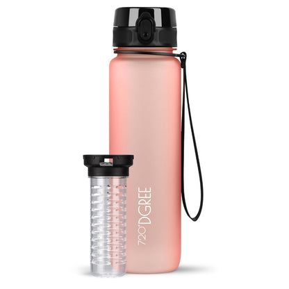 Trinkflasche 720DGREE uberBottle softTouch mit Früchtebehälter 1000ml
