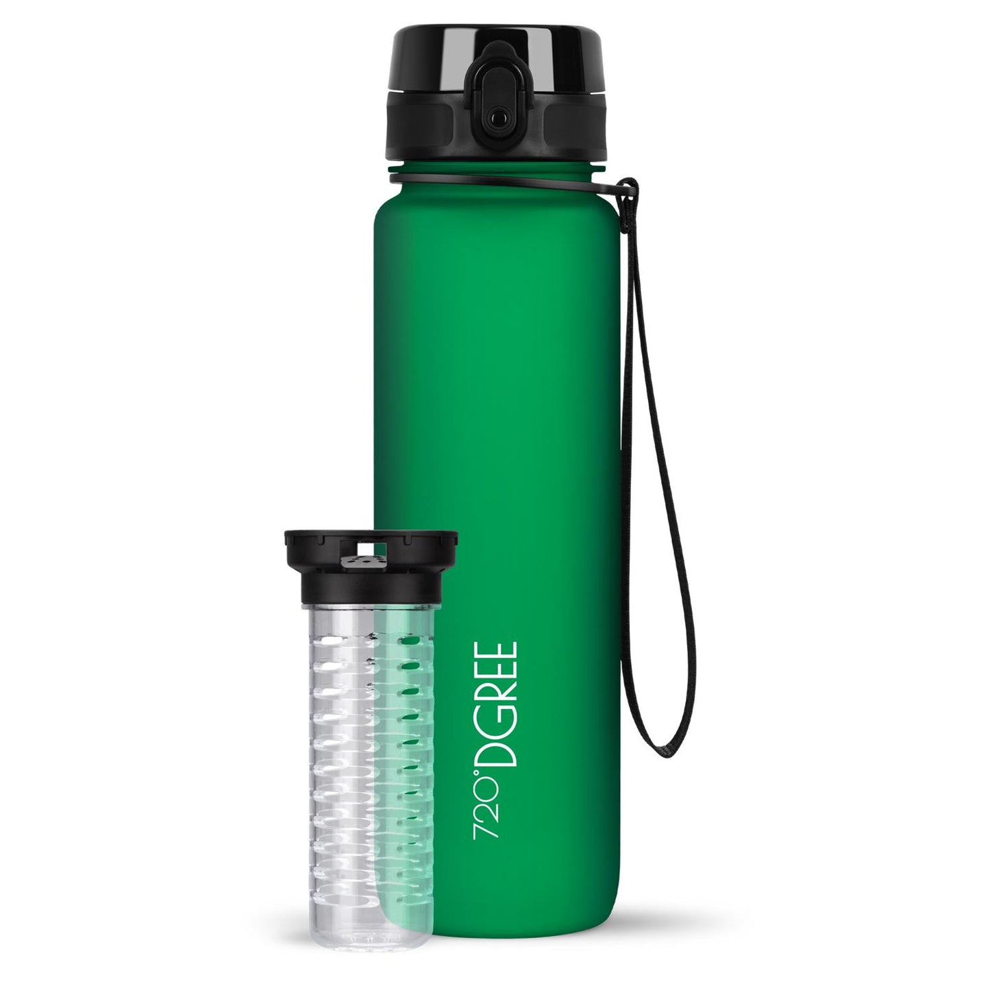 Trinkflasche 720DGREE uberBottle softTouch mit Früchtebehälter 1000ml