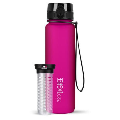 Trinkflasche 720DGREE uberBottle softTouch mit Früchtebehälter 1000ml