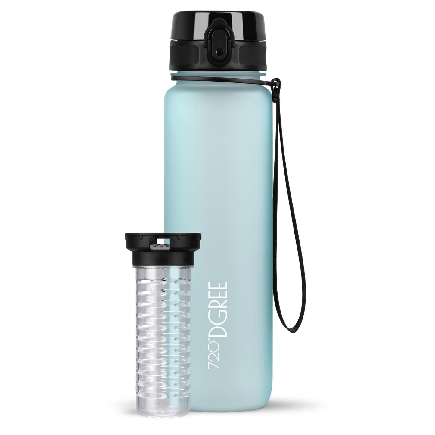Trinkflasche 720DGREE uberBottle softTouch mit Früchtebehälter 1000ml