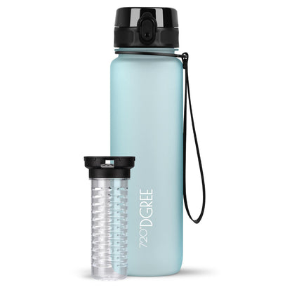 Trinkflasche 720DGREE uberBottle softTouch mit Früchtebehälter 1000ml