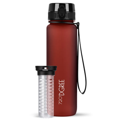Trinkflasche 720DGREE uberBottle softTouch mit Früchtebehälter 1000ml
