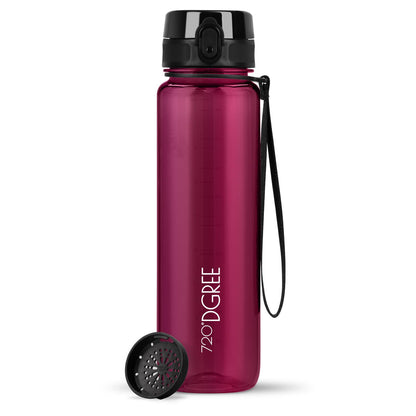 Trinkflasche 720DGREE uberBottle Trinkflasche 1000ml| crystalClear Sieb