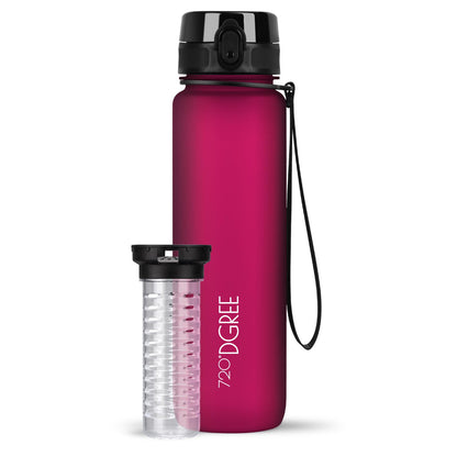 Trinkflasche 720DGREE uberBottle softTouch mit Früchtebehälter 1000ml