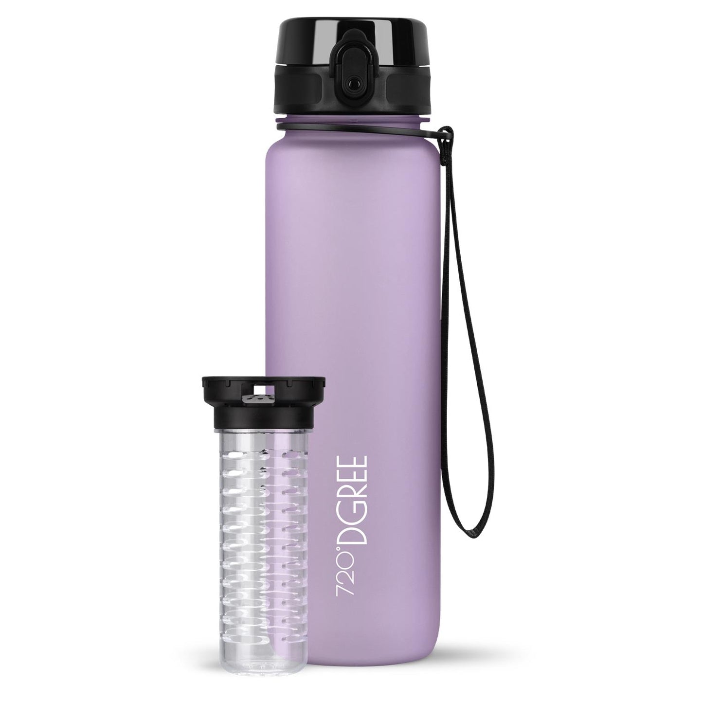 Trinkflasche 720DGREE uberBottle softTouch mit Früchtebehälter 1000ml