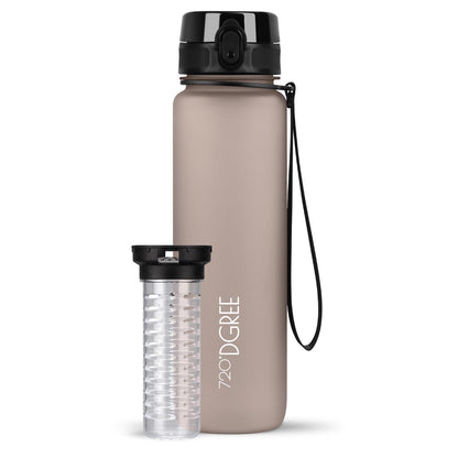 Trinkflasche 720DGREE uberBottle softTouch mit Früchtebehälter 1000ml