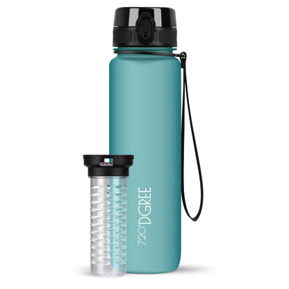 Trinkflasche 720DGREE uberBottle softTouch mit Früchtebehälter 1000ml