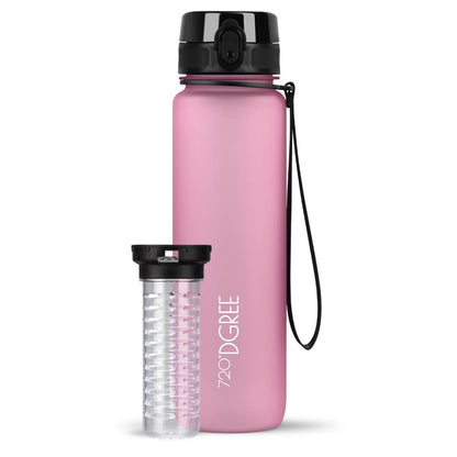 Trinkflasche 720DGREE uberBottle softTouch mit Früchtebehälter 1000ml