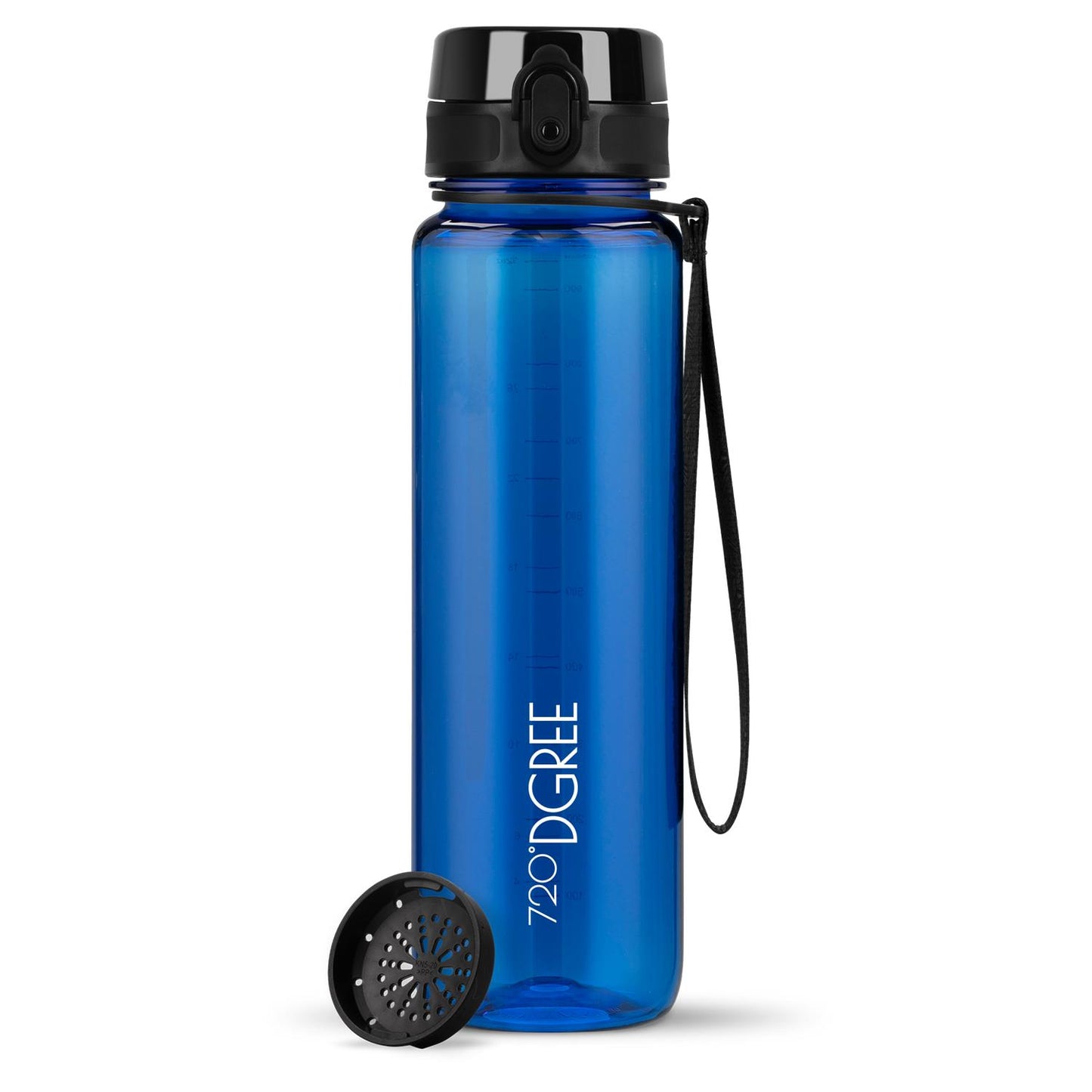 Trinkflasche 720DGREE uberBottle Trinkflasche 1000ml crystalClear Sieb