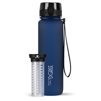 Trinkflasche 720DGREE uberBottle softTouch mit Früchtebehälter 1000ml