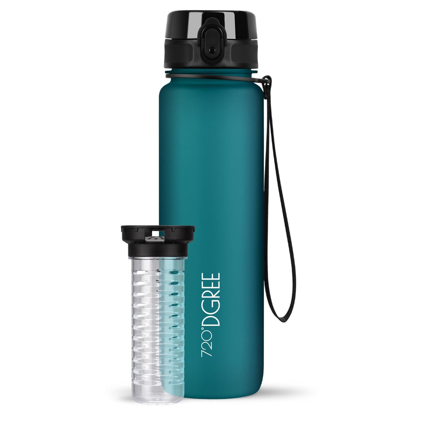 Trinkflasche 720DGREE uberBottle softTouch mit Früchtebehälter 1000ml