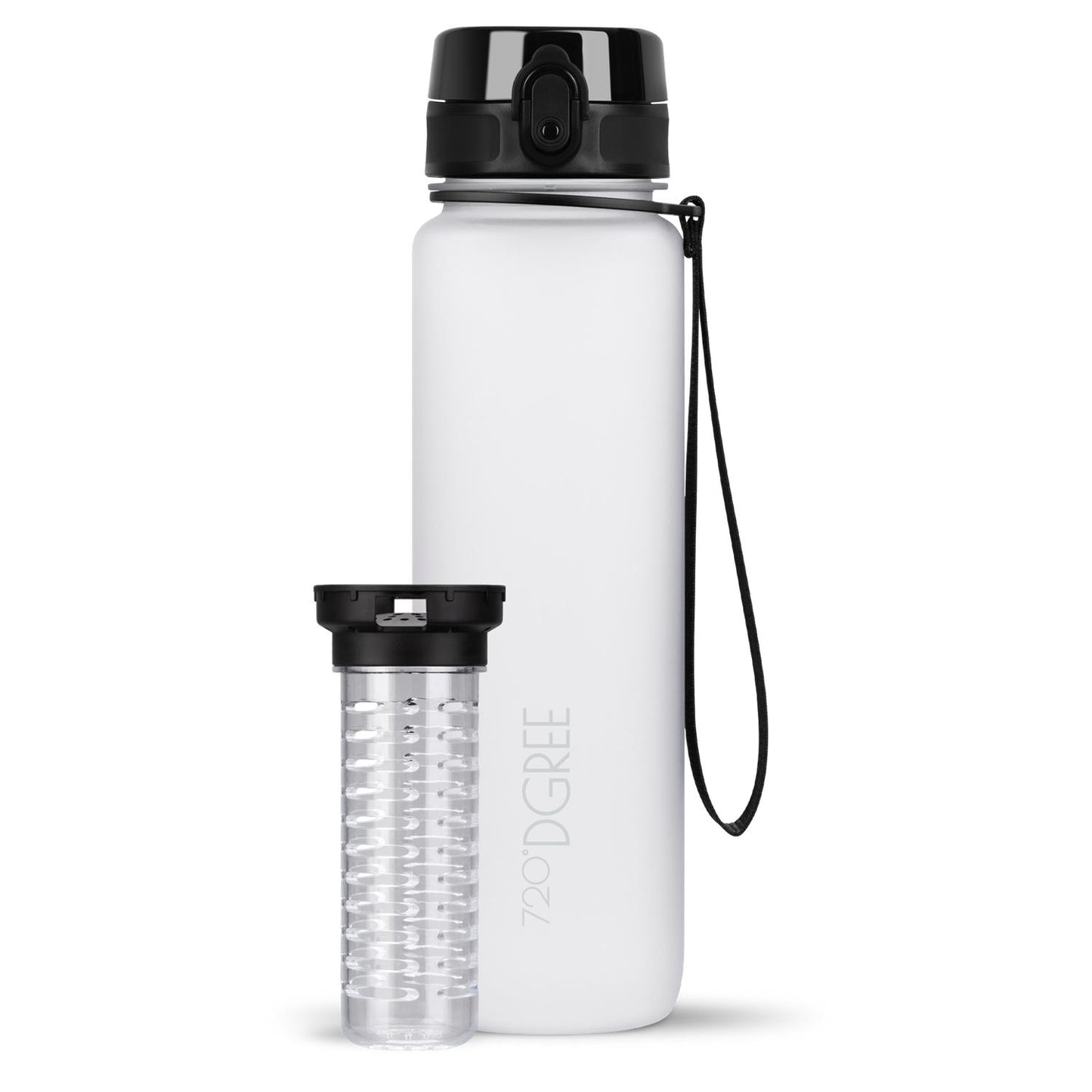 Trinkflasche 720DGREE uberBottle softTouch mit Früchtebehälter 1000ml