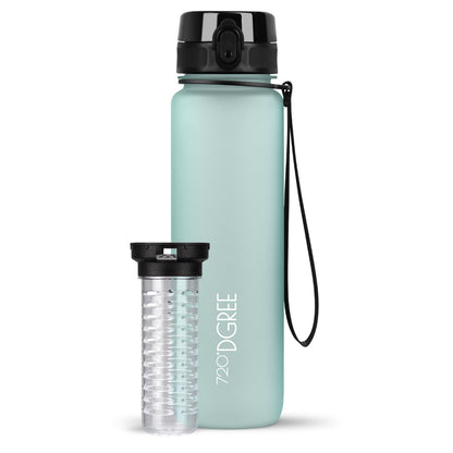 Trinkflasche 720DGREE uberBottle softTouch mit Früchtebehälter 1000ml