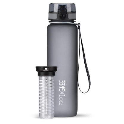 Trinkflasche 720DGREE uberBottle softTouch mit Früchtebehälter 1000ml