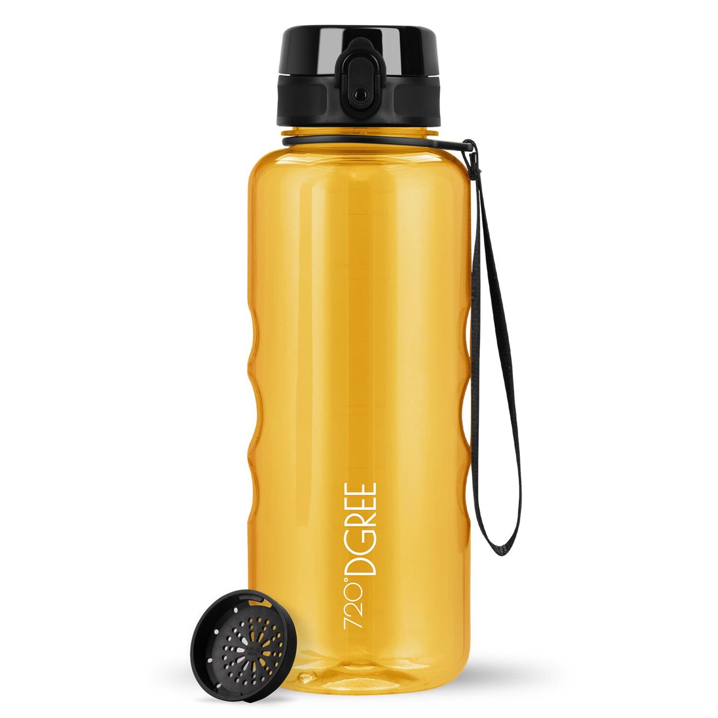 Trinkflasche 720DGREE uberBottle Trinkflasche 1500ml crystalClear Sieb