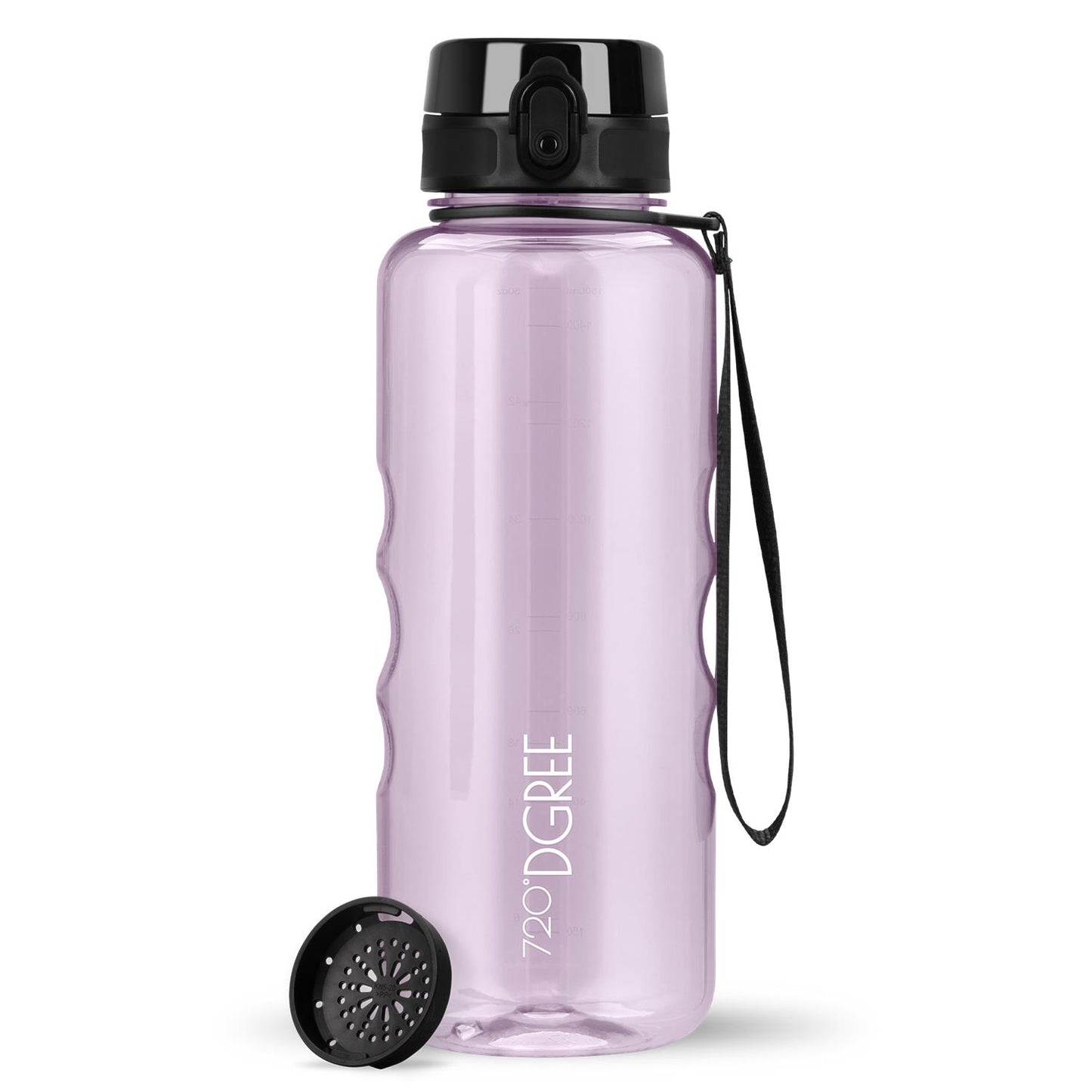 Trinkflasche 720DGREE uberBottle Trinkflasche 1500ml crystalClear Sieb