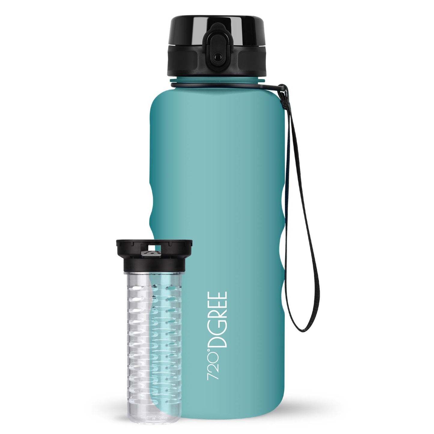 Trinkflasche 720DGREE uberBottle softTouch mit Früchtebehälter 1500ml