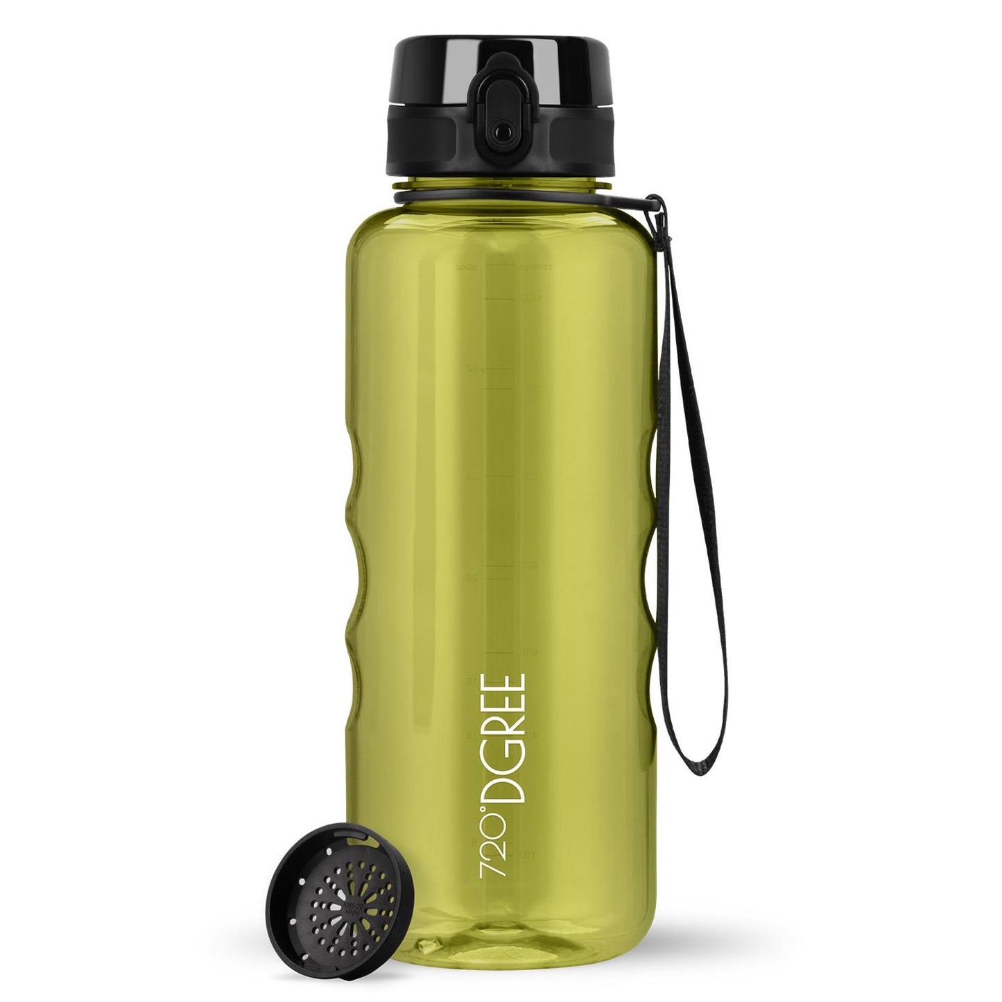 Trinkflasche 720DGREE uberBottle Trinkflasche 1500ml crystalClear Sieb