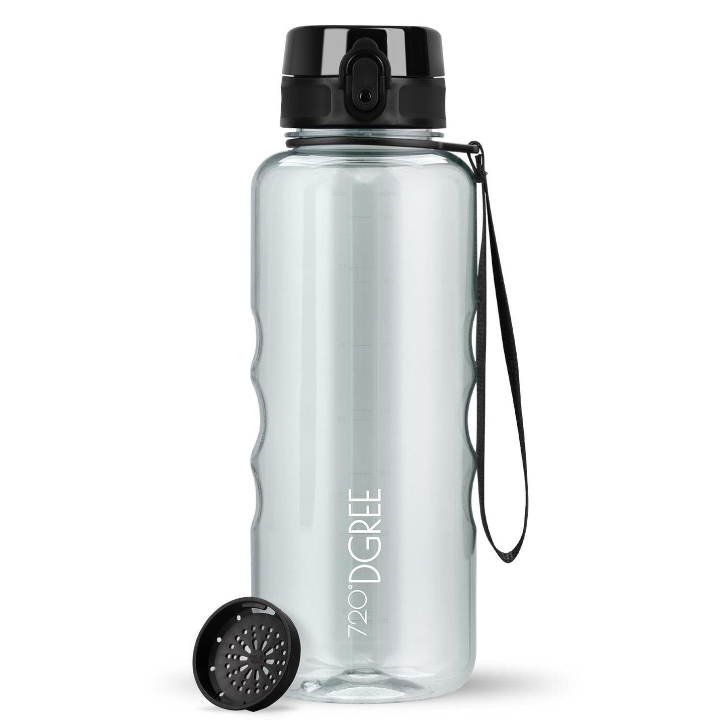 Trinkflasche 720DGREE uberBottle Trinkflasche 1500ml crystalClear Sieb