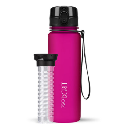 Trinkflasche 720DGREE uberBottle softTouch mit Früchtebehälter 500ml