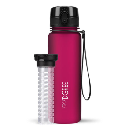 Trinkflasche 720DGREE uberBottle softTouch mit Früchtebehälter 500ml