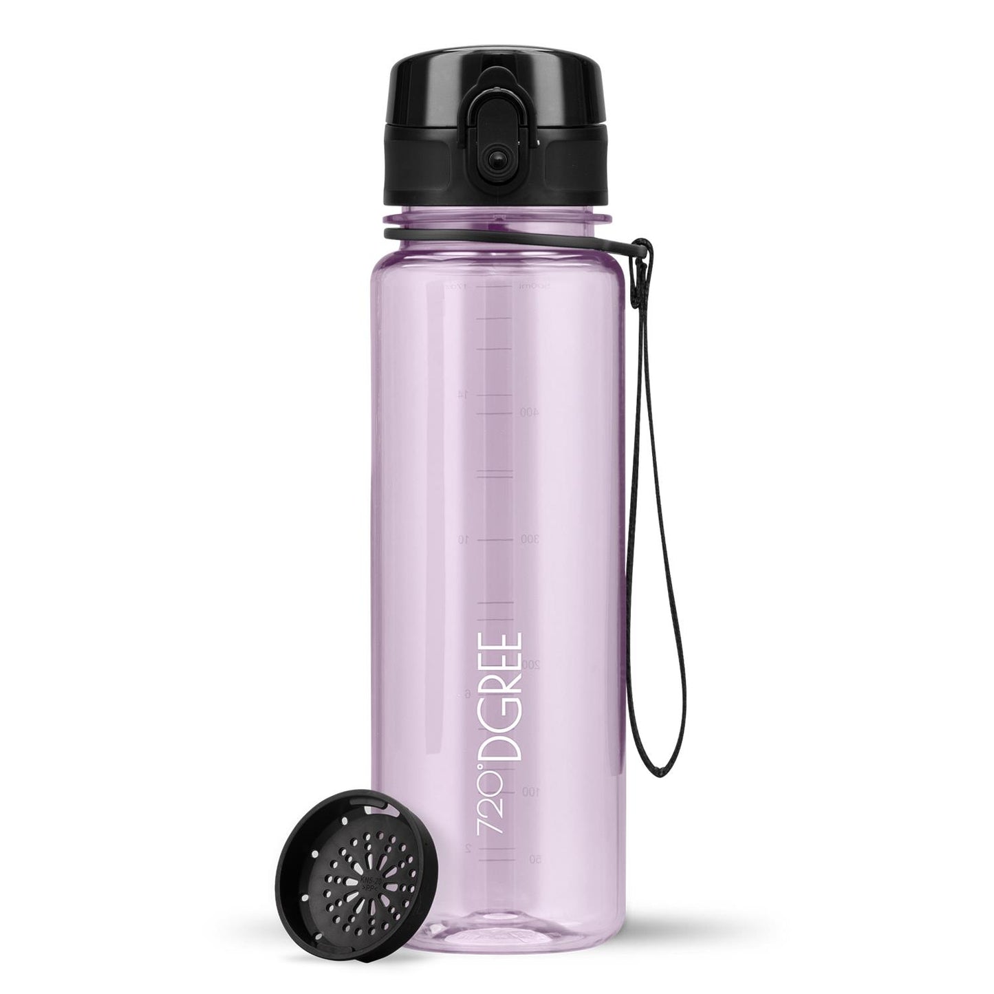 Trinkflasche 720DGREE uberBottle Trinkflasche 500ml crystalClear Sieb
