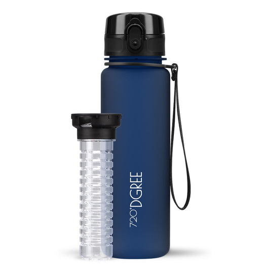 Trinkflasche 720DGREE uberBottle softTouch mit Früchtebehälter 500ml