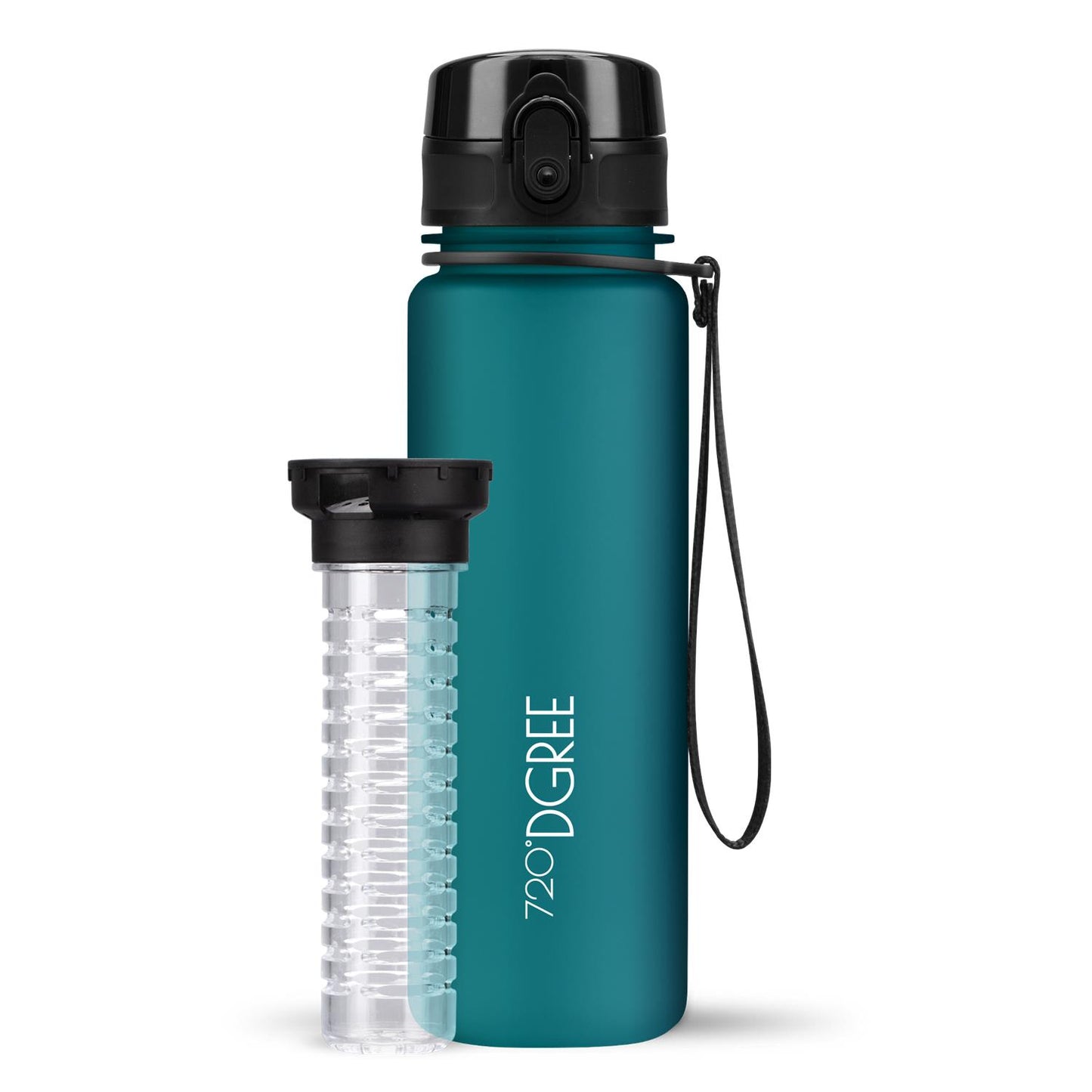 Trinkflasche 720DGREE uberBottle softTouch mit Früchtebehälter 500ml