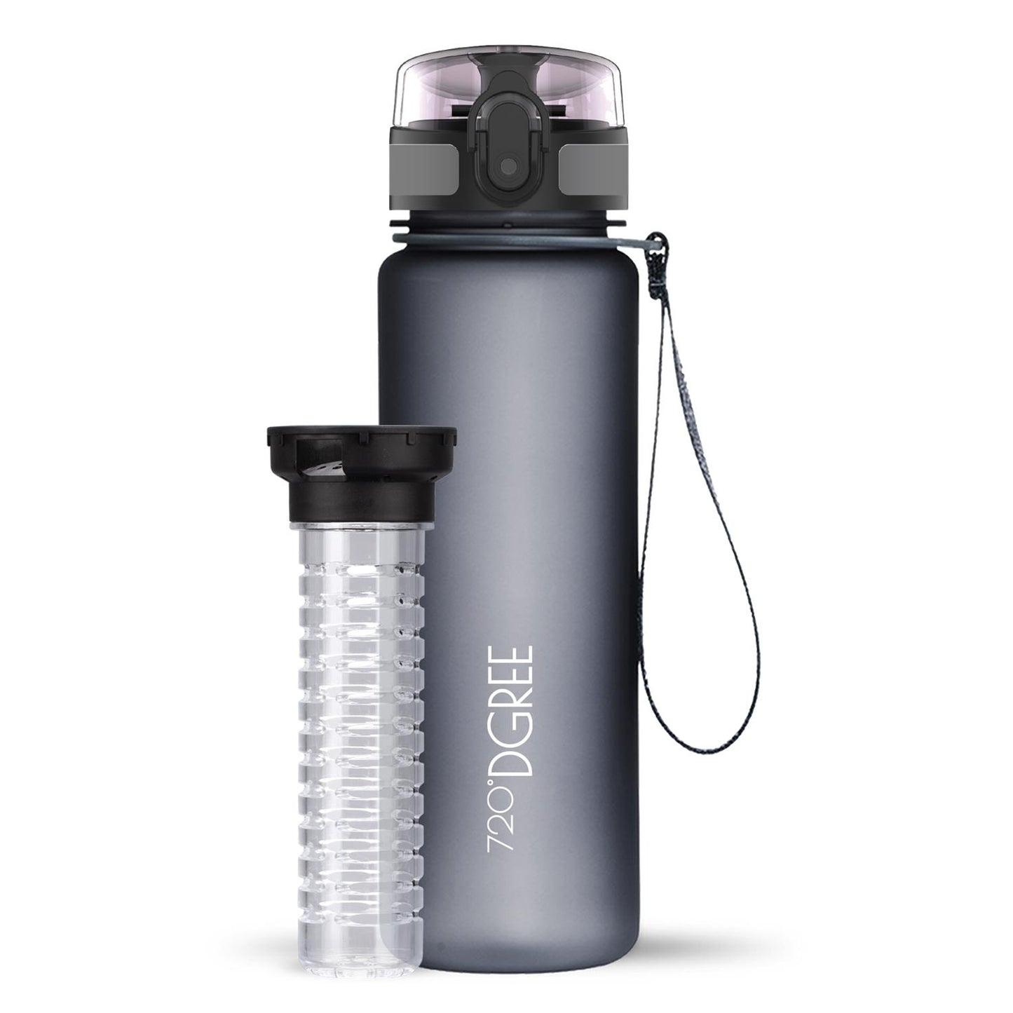 Trinkflasche 720DGREE uberBottle softTouch mit Früchtebehälter 500ml