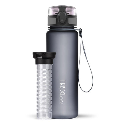 Trinkflasche 720DGREE uberBottle softTouch mit Früchtebehälter 500ml