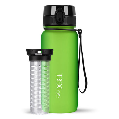 Trinkflasche 720DGREE uberBottle softTouch mit Früchtebehälter 650ml