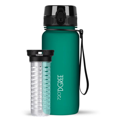 Trinkflasche 720DGREE uberBottle softTouch mit Früchtebehälter 650ml