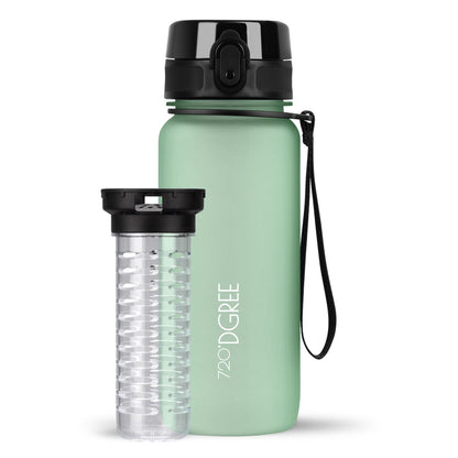 Trinkflasche 720DGREE uberBottle softTouch mit Früchtebehälter 650ml