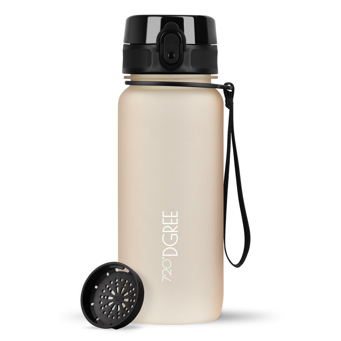 Trinkflasche 720DGREE uberBottle softtouch mit Sieb 650ml