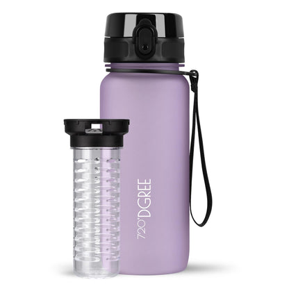 Trinkflasche 720DGREE uberBottle softTouch mit Früchtebehälter 650ml