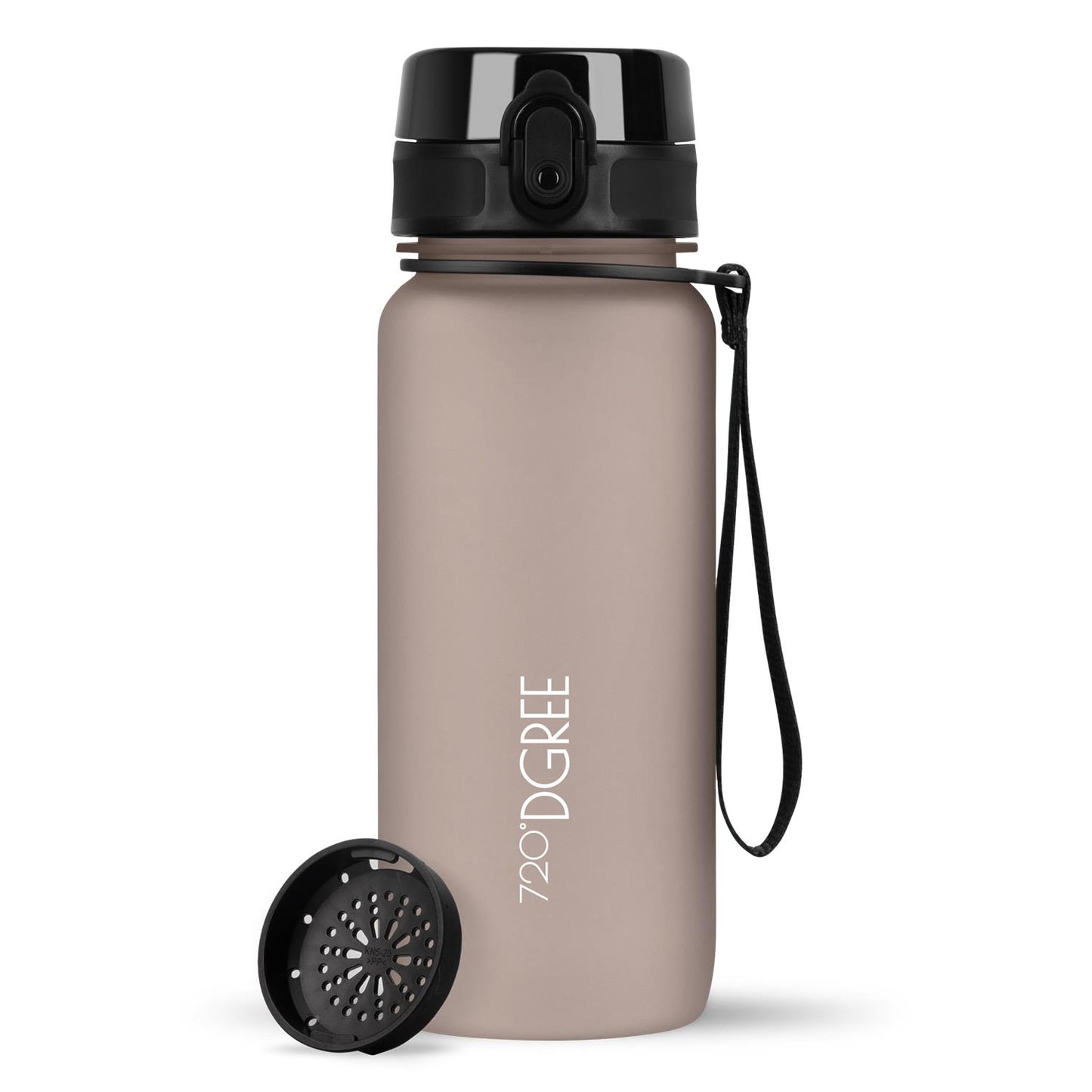 Trinkflasche 720DGREE uberBottle softtouch mit Sieb 650ml